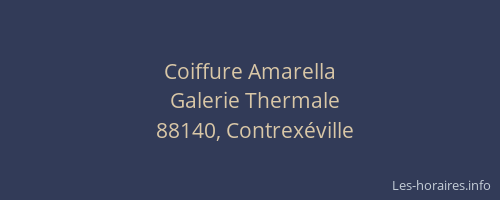 Coiffure Amarella