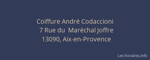 Coiffure André Codaccioni