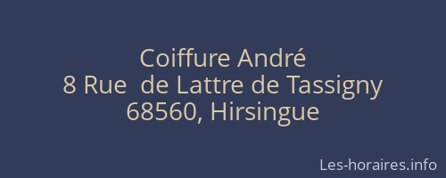 Coiffure André
