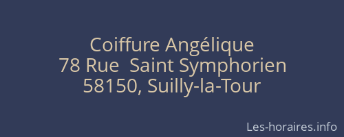 Coiffure Angélique