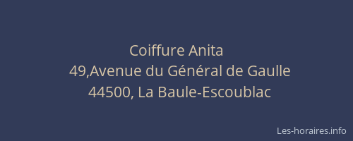 Coiffure Anita