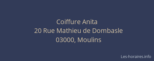 Coiffure Anita