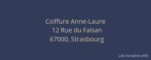 Coiffure Anne-Laure