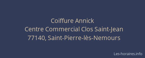 Coiffure Annick