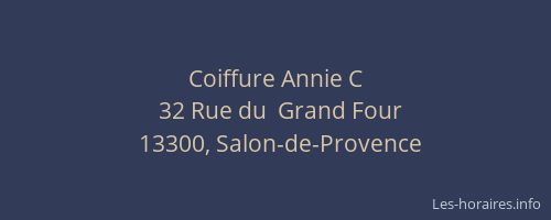 Coiffure Annie C