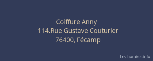 Coiffure Anny