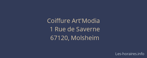 Coiffure Art'Modia