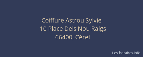 Coiffure Astrou Sylvie