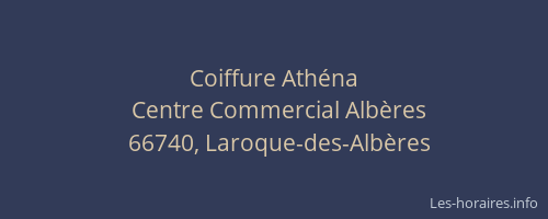 Coiffure Ath&eacute;na
