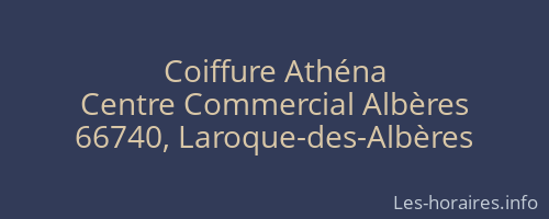 Coiffure Athéna