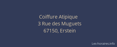 Coiffure Atipique