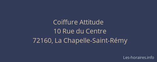 Coiffure Attitude