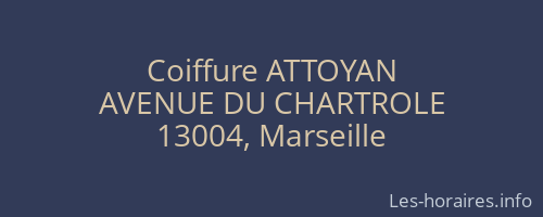Coiffure ATTOYAN