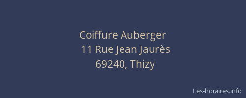 Coiffure Auberger