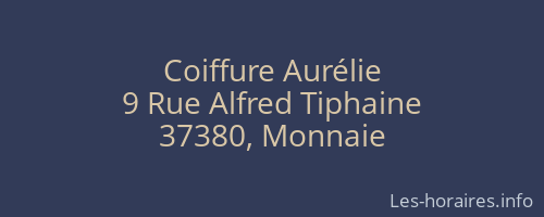 Coiffure Aurélie
