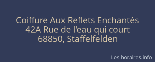 Coiffure Aux Reflets Enchantés