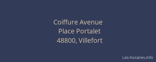 Coiffure Avenue