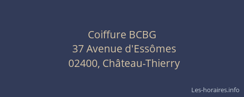 Coiffure BCBG