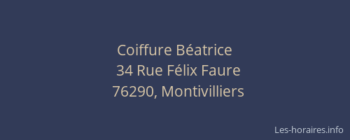 Coiffure Béatrice
