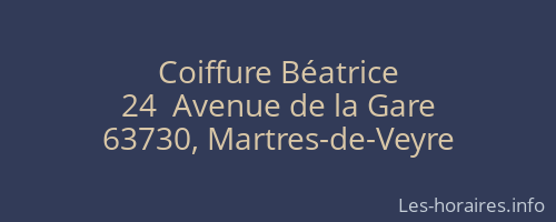 Coiffure Béatrice