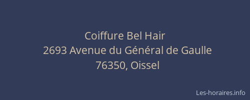 Coiffure Bel Hair