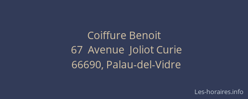 Coiffure Benoit