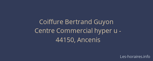 Coiffure Bertrand Guyon