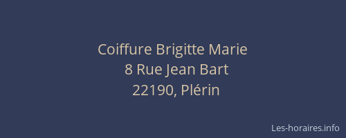 Coiffure Brigitte Marie