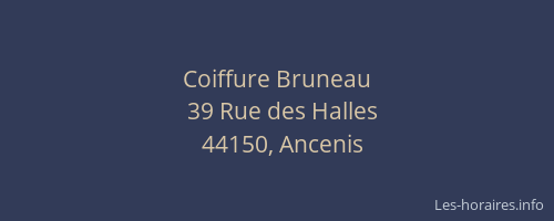 Coiffure Bruneau