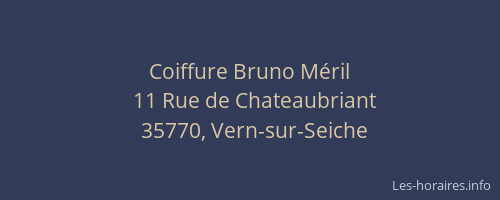 Coiffure Bruno Méril