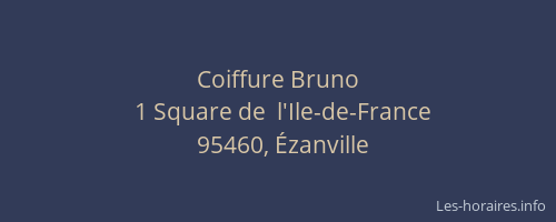 Coiffure Bruno
