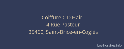 Coiffure C D Hair