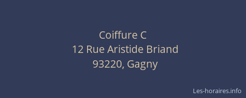 Coiffure C