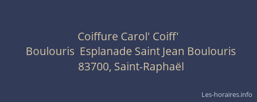 Coiffure Carol' Coiff'