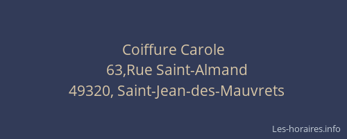 Coiffure Carole