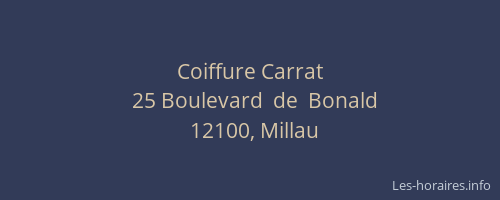 Coiffure Carrat