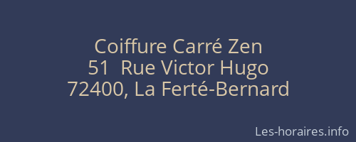 Coiffure Carré Zen