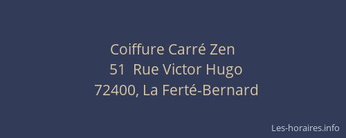 Coiffure Carré Zen