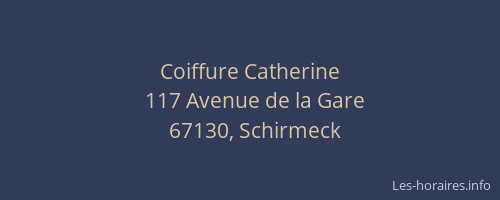 Coiffure Catherine