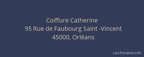Coiffure Catherine