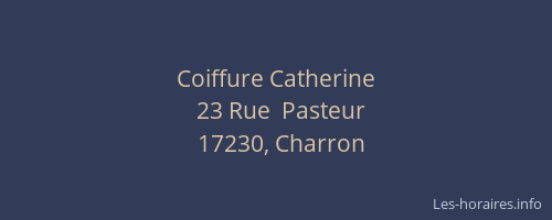 Coiffure Catherine