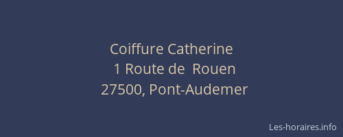 Coiffure Catherine