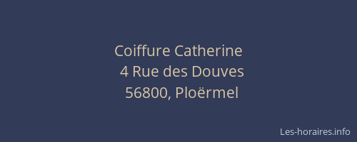 Coiffure Catherine