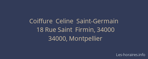 Coiffure  Celine  Saint-Germain