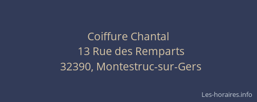 Coiffure Chantal