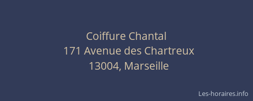 Coiffure Chantal