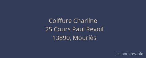 Coiffure Charline