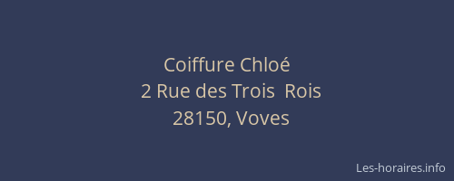Coiffure Chloé
