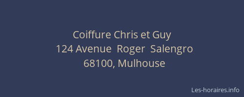 Coiffure Chris et Guy