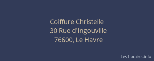 Coiffure Christelle